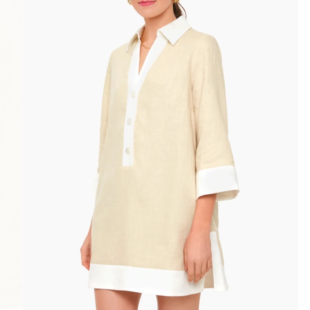 Final price Tuckernuck champagne collier women dress size XL Or 14 NWT